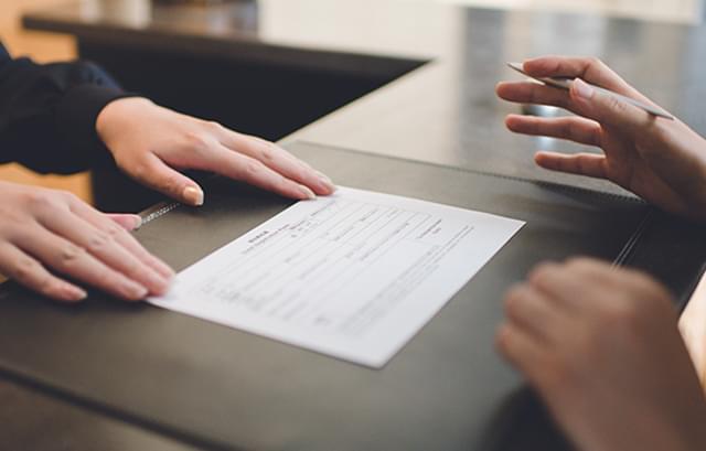 お客様の受付~ご案内