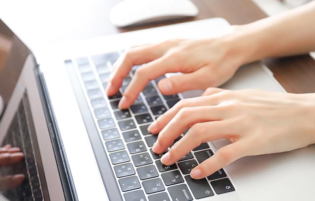 PCでの簡単な入力作業